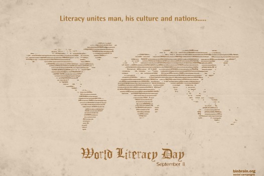 world literacy day Saturday  8 September 2012.