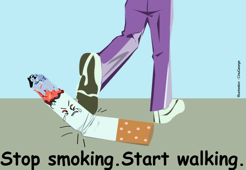 stop smoking start walking