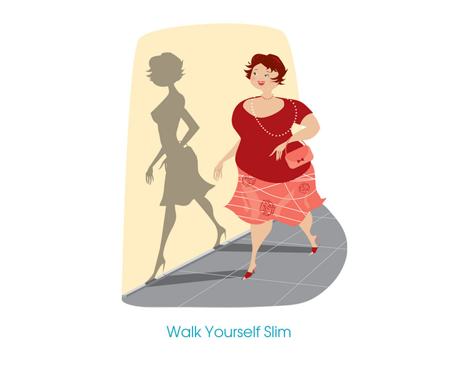 Walk yourself ,slim,walk